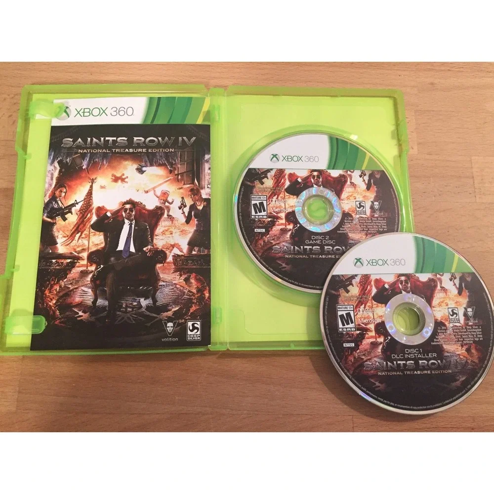 Saints Row IV National Treasure Edition Xbox 360 Complete with DLC Packs 2-Disc